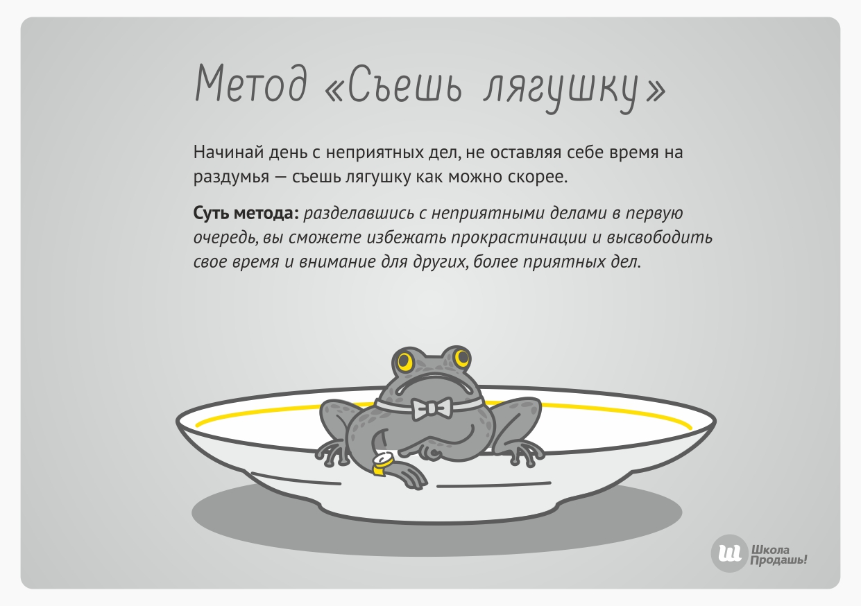 Метод «Съешь лягушку»